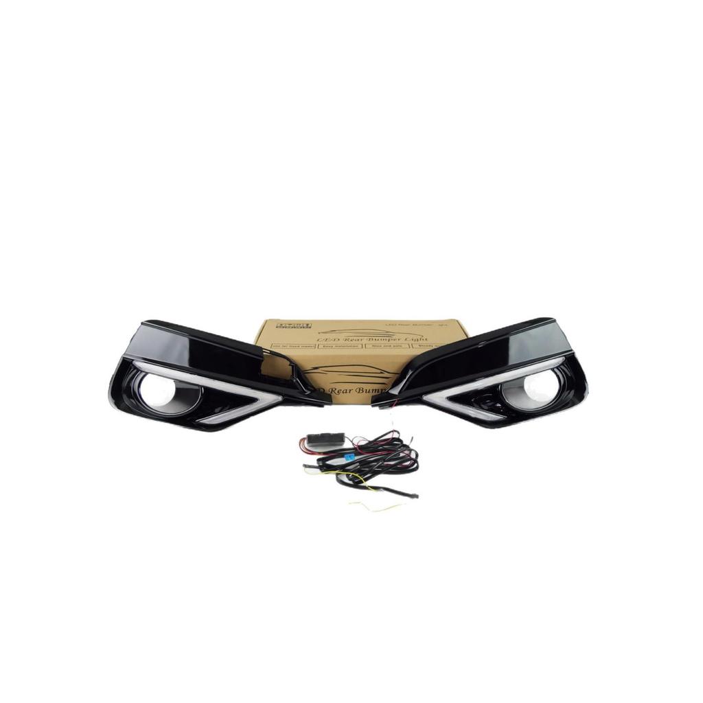 Compatible LED Fog and Daytime Running Lights for 2018-2020 Honda Jazz Fit RS Front Bumper