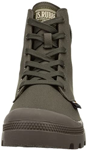 Okamoto Work Shoes US.RUBBER US-8002 Khaki, Size 24.0 Cm