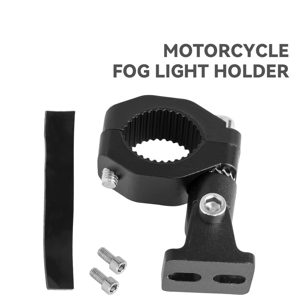 Motorcycle Stent Bracket Bumper Clamp Auxiliary Spotlight Headlight Mount Brackets Tube Clamp Mount Kit