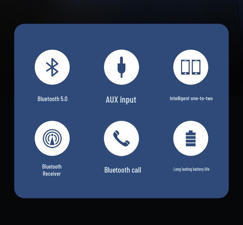 Bluetooth Car Audio Receiver with Lossless Sound and Dual Connection