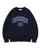 Arch Logo 08 Crew Neck Knit Dark Navy