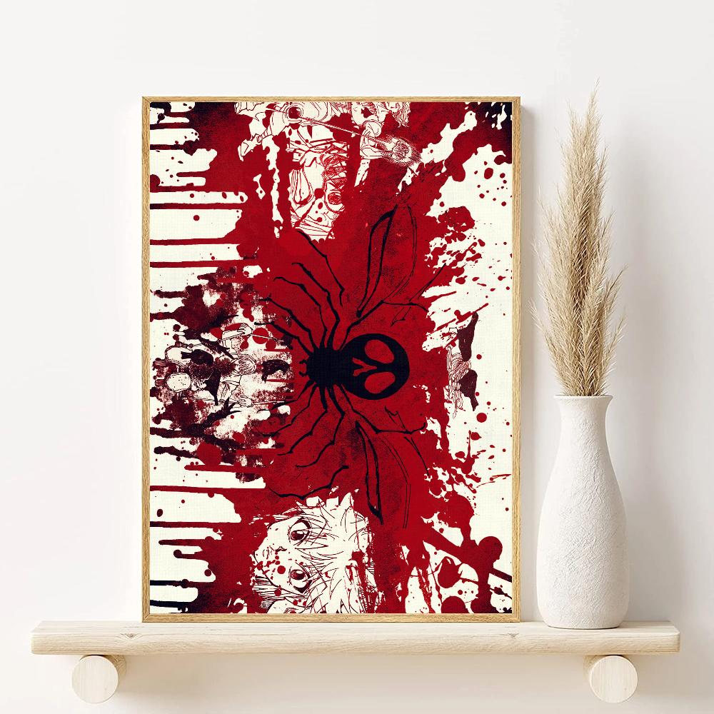 Anime H-Hunter X Hunter Poster HD Art Sticky Wall Waterproof Home Living Room Bedroom Bar Aesthetic Decoration