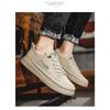 Schuhe für Herren Frühling Neu Lässig Wasserdicht Leder Panel Schuhe Vielseitig Herren Weiche Sohle Herrenschuhe