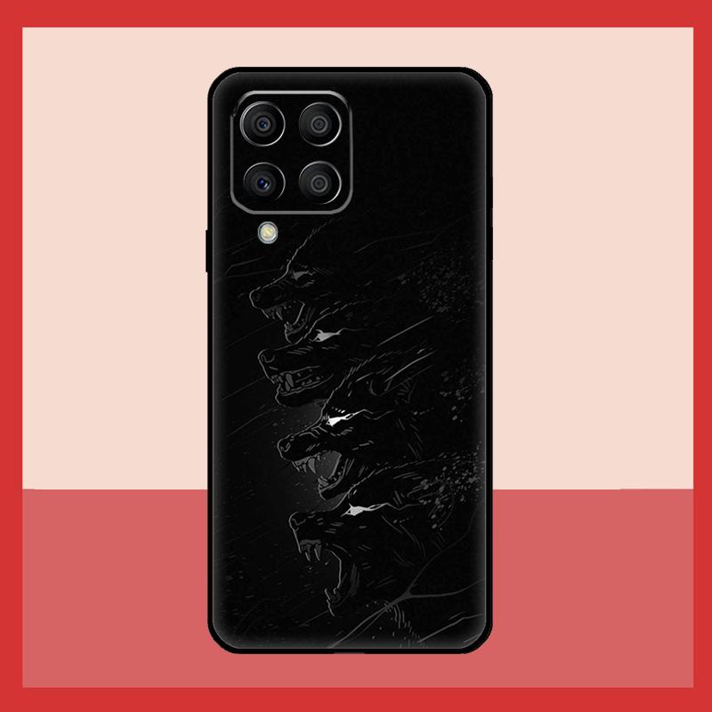 wolf art black Case For Samsung Galaxy M11 M31 M14 M34 M54 M12 M32 M52 M15 M13 M06 M16 M36 M56 M53 M35 M55