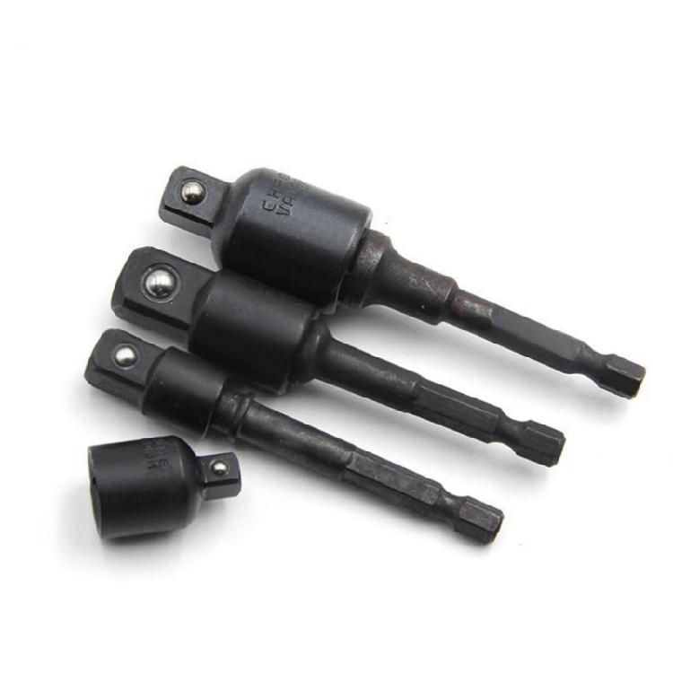 4Pcs Steel Square Socket Adapter Bit 3 Extension Rod Multiple Size Conversion Workshop Accessories