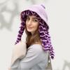 Hat Ladies Cute Jellyfish Hat Long Tentacles Spiral Hat Color Knitted Hat Wide Brim Fun Warm Hat