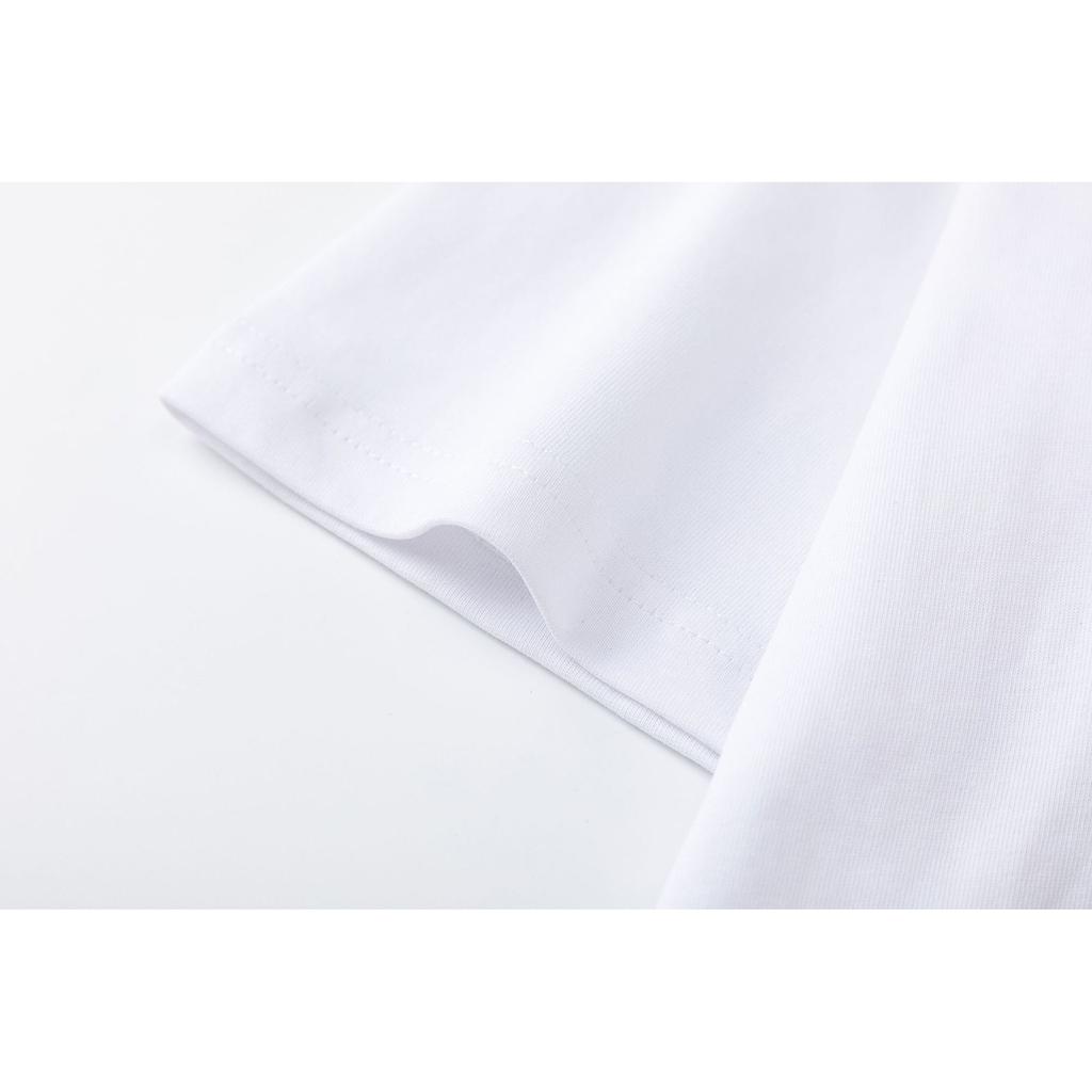 9056 Off-White Nowa Chmura Wzór Litery Strzałka Okrągły Dekolt Sweter Krótki Rękaw Koszulki Męskie i Damskie na Wiosnę i Lato 2025