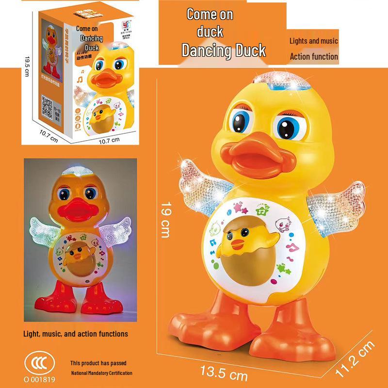 

Поющая Танцующая Раскачивающаяся Желтая Утка Мультяшная Электрическая Кукла Детская Игрушка No Batteries, With Screwdriver
