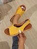 2025 summer large size women's shoes casual sandals comfortable soft sole fish mouth women's sandals foreign trade size 36-43