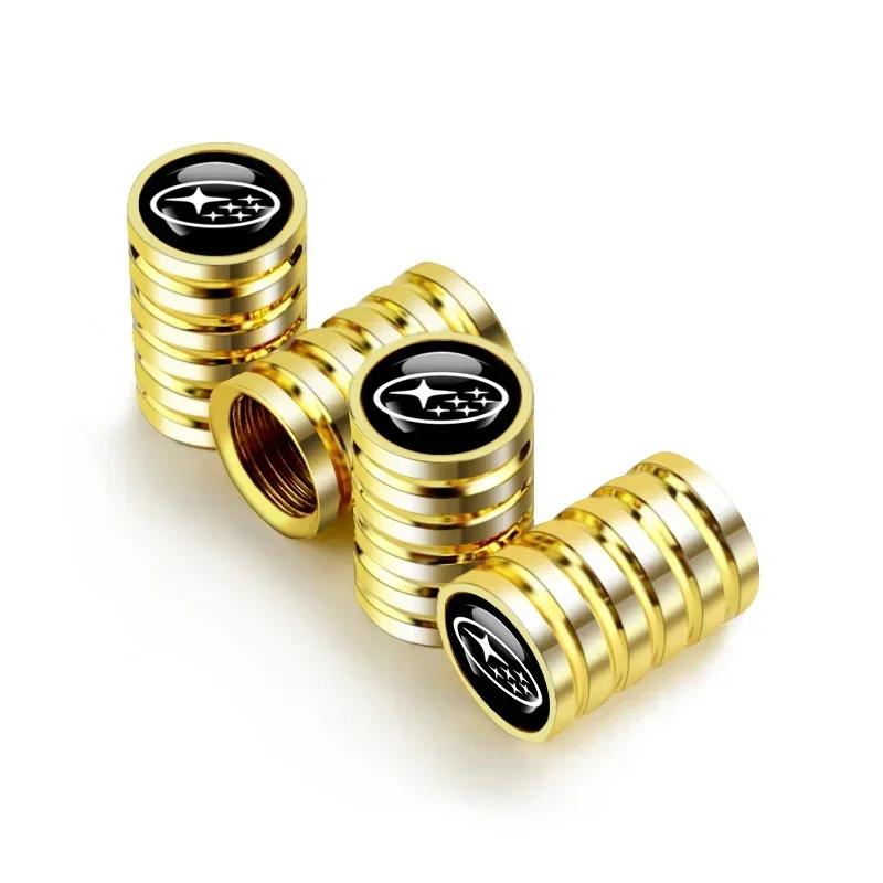Car Tire Valve Stem Caps Wheel Air Cover for Subaru Forester STI Legacy BRZ Outback WRX Ascent Crosstrek Exiga Levorg Tribeca PP222