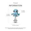 Authentic Charm Bead Charms copper Plated Cute Little Octopus Shell Bead Charms Compatible With Bracelets Ideal For Women Women Jewellery Making Diy