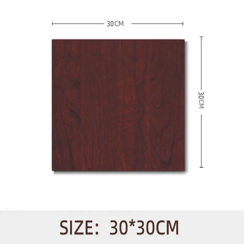 10pcs Waterproof Imitation Marble Wood Tile Floor Stickers 30*30cm Bathroom Home Decoration DIY Self-adhesive Wall Stickers