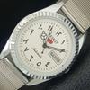 VINTAGE SEIKO 5 AUTOMATIC 6309A JAPAN MENS REFURBISHED WHITE WATCH A442486-1
