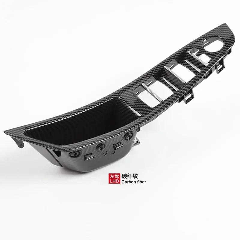 Panel de Reposabrazos de Manija de Puerta Delantera Izquierda Interior de Coche para BMW Serie 5 F10 F11 520i 523i 525i 51417225867