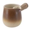Rustikální keramický čajník, Elegantní čínský čajník na vaření vody, Přípravu čaje, 17 cm, 455 g, Bohatý na minerály, Původní chuť,