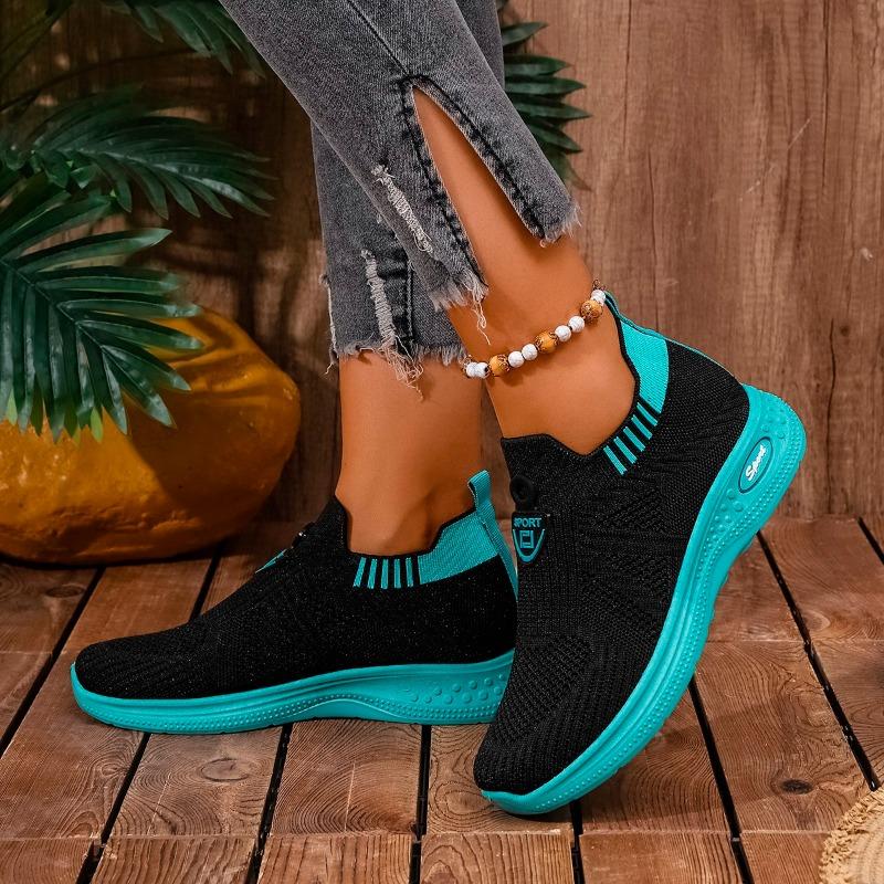 Fashion Ladies Shoes 2025 Fashion Slip-on Women's Vulcanize Shoes New Color Matching Breathable Hot Sale Light Comfortable Casual Shoes