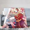 Hazbins Hotels Charlie And Vaggie Blanket Fleece Summer   Multifunction Super Warm Throw Blanket for Bedding Travel Bedspread