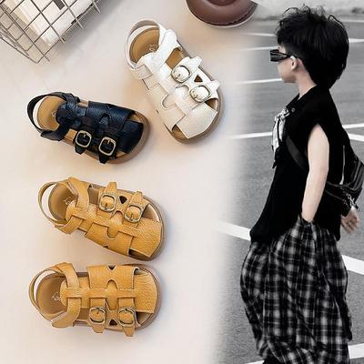2026 Zomer Kinderen Retro Strandsandalen - Jongens & Meisjes Zachte Zool Romeinse Stijl