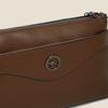 Elegant Crossbody Bag with Textured Finish and Dual Zip Pockets