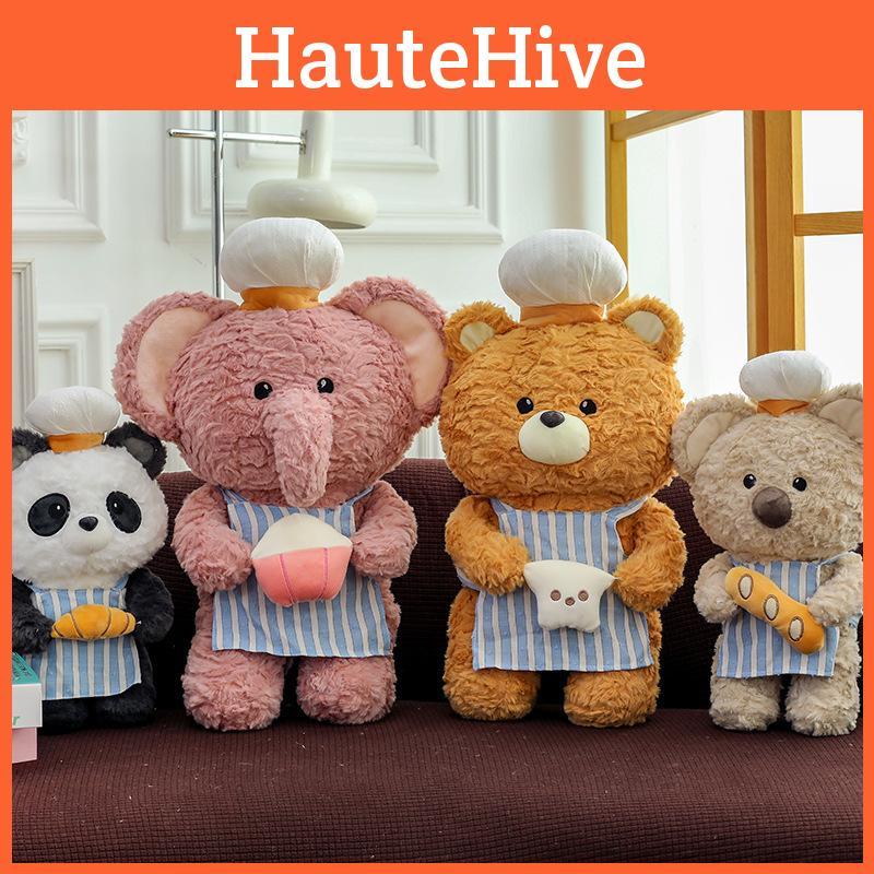 Charming Bear Chef Plush Bakinginspired Cute Collectible Birthday Gift Kids For
