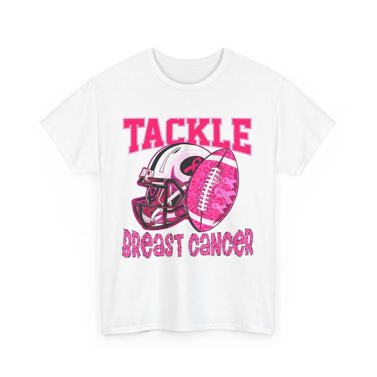 Breast Cancer Awareness Shirt, Tackle Breast Cancer Shirt, Pink Ribbon Shirt 2XL