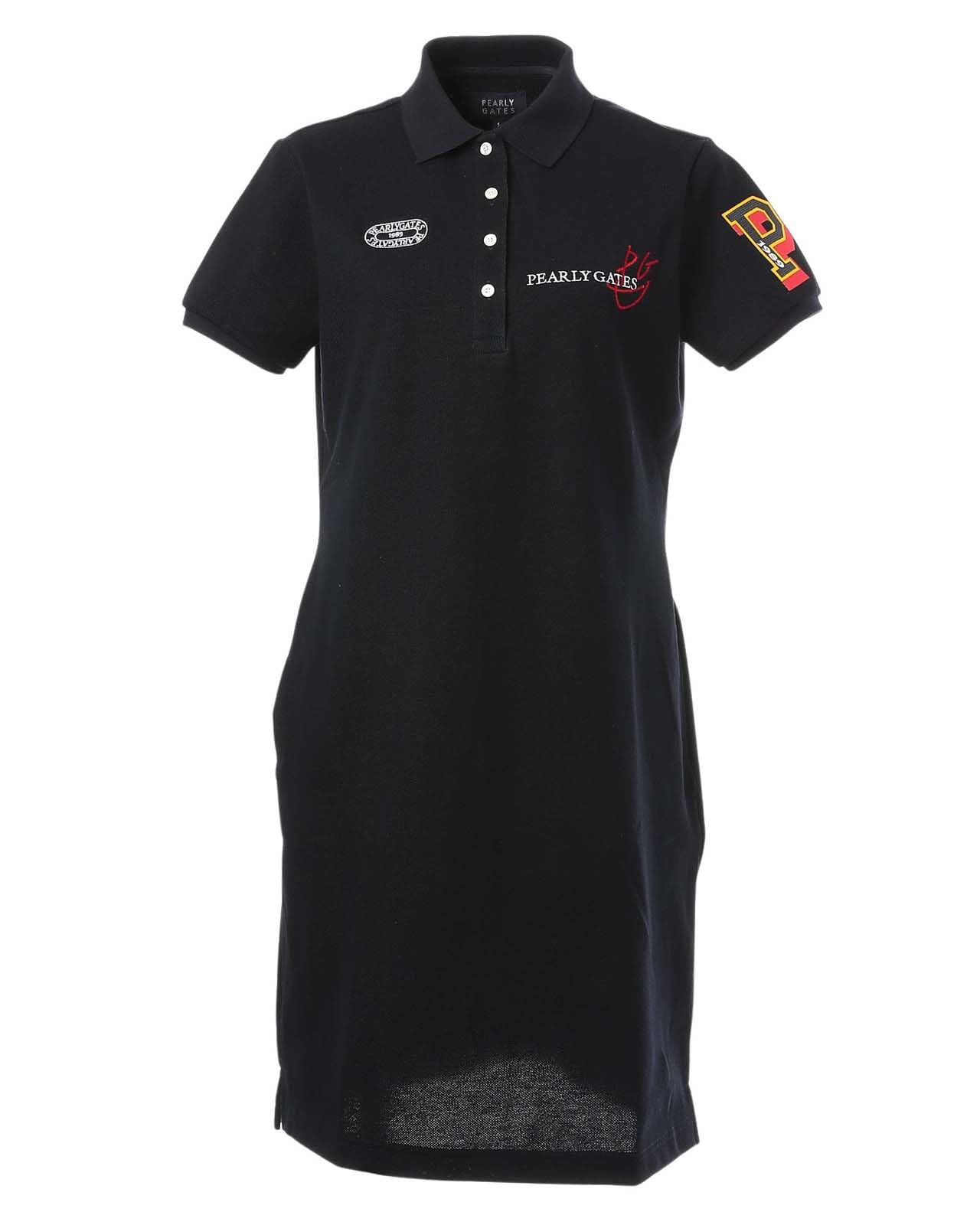 

Платье с коротким рукавом Golf Navy 2 [Pearly Gates] Женское (Базовый логотип) / / 055-5124202 120_Темный [Л]