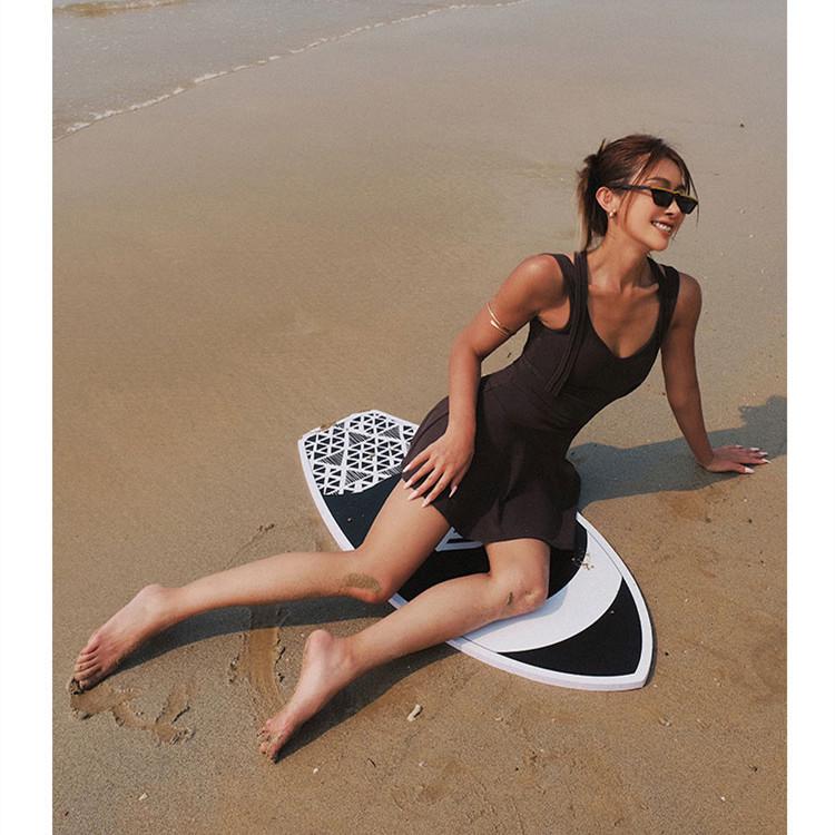 2024 Women's Sleeveless Short Tennis & Running Dress Fitness Set