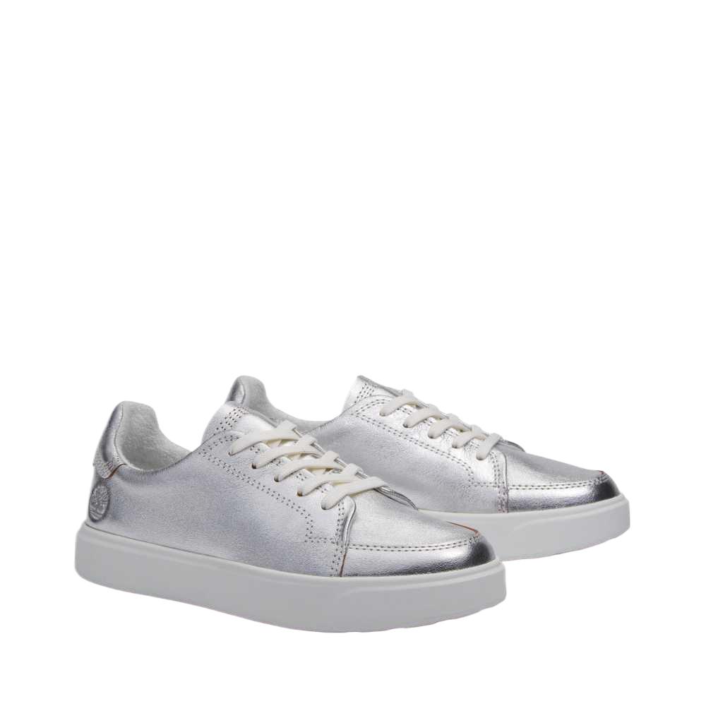 Timberland Emerson Street Comfortable Minimalist Trendy Fresh Low-Top Casual Shoes Women Sneakers Silver TB0A41JXA6L1