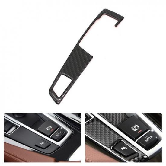 Carbon Fiber Gear Shift Panel Frame Base Cover Trim For BMW 5 Series F10 F25 F26