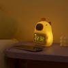 USB Rechargeable Capybara Night Light Charging ABS Capybara Alarm Clock Capybara Shape Temperature Display Bedside LED Clock