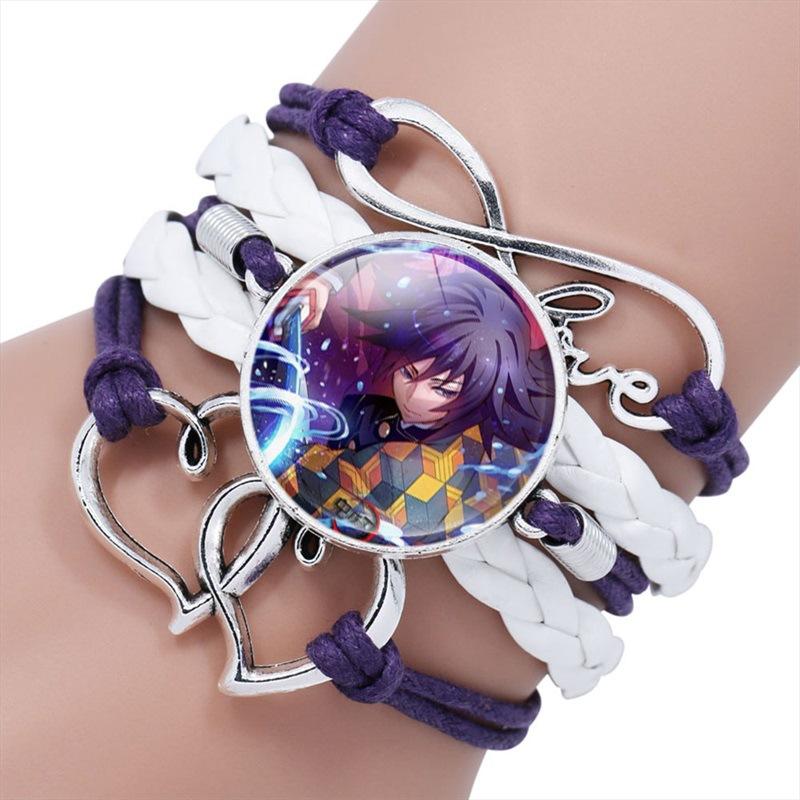 Anime Multilayer Gemstone Time Bracelet Handmade Beaded Jewelry