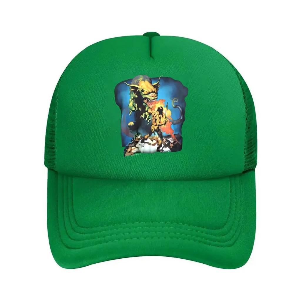 Monster Battle Anime Action Design Mesh Baseball Cap