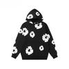 European and American 100%Cotton Foam Printed Hoodie Men's and Women's Hoodies