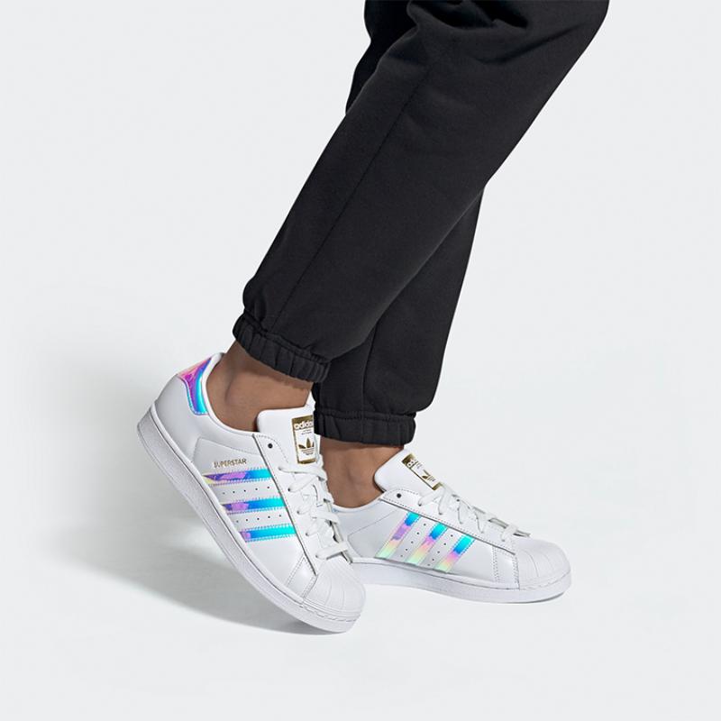 Adidas Women's Superstar 'Iridescent Hologram' Women's Sneakers EG2919