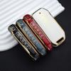 Tpu Gold Edge Key Shell Fob Holder For Kia Sorento Mq4    Ev6 K8 V6 7Buttons Car Remote Key Case Cover Protector