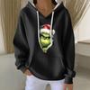 Women's Fashion Casual Christmas Angel Print Pullover Long-Sleeve Sweatshirt