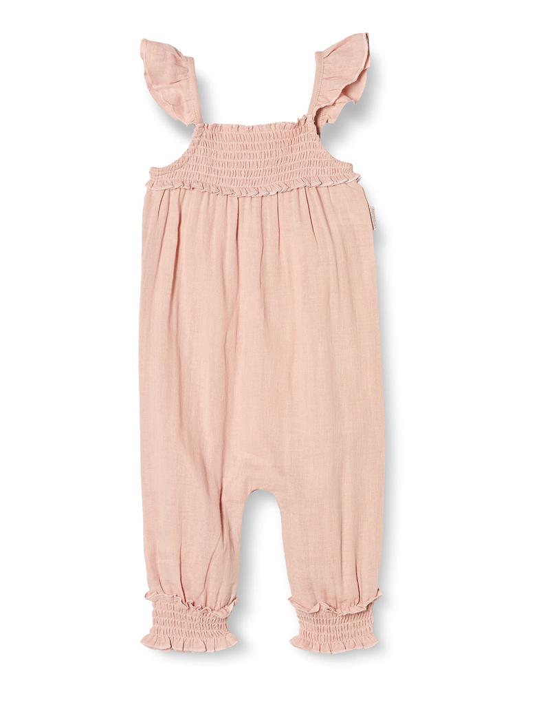 Sleeveless Romper Organic Sleeveless Romper Baby Rosewater [L'ovedbaby] (Muslin) ocm-2s-402 (Rosewater Pink) 6-9M (6-9 months)