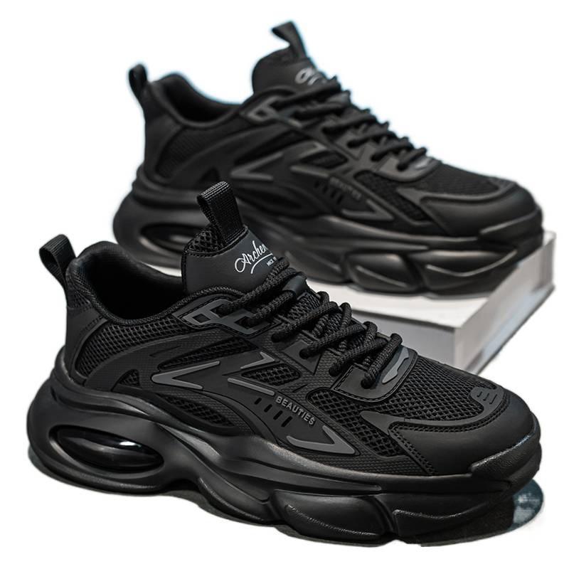 Darth Vader's New Autumn Air Cushion Shock-absorbing Running Sneakers Platform Casual Dad Trendy Shoes