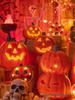 Luminous Halloween Pumpkin Lantern Decoration - Large Outdoor Display for Shopping Malls and Events