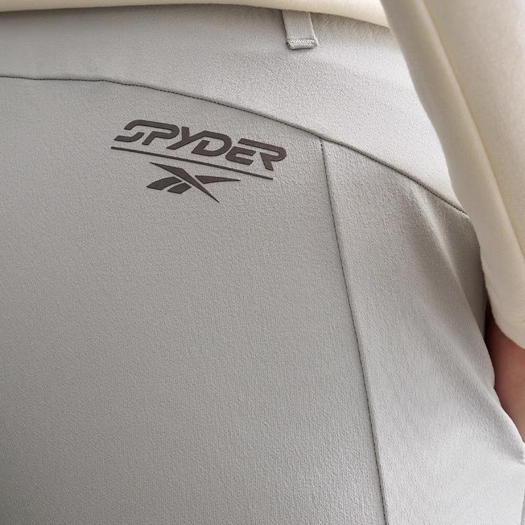 Reebok FW/AW24 Spyder Collaboration Comfortable Sports Soft Skin-Friendly Casual Pants Women bottoms Light-Gray 24FRL602WGG5