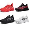 Fashion Running Shoes Men Flame Printed Sneakers Knit Athletic Sports Blade Cushioning Jogging Trainers Lightweight