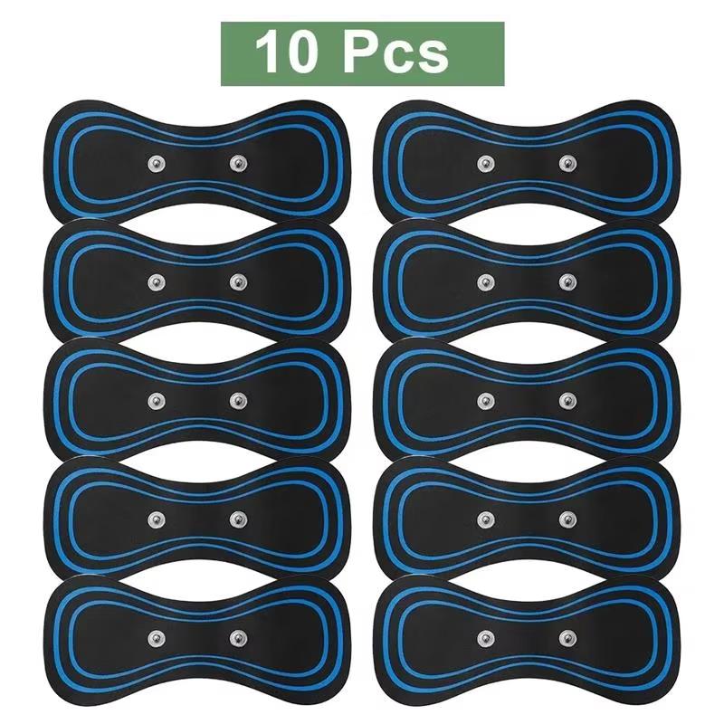 

10pcs Rechargeable Portable Mini Electric Neck Massager,Neck Massage Stimulator Sticker Therapy Device,Healthy Therapy Equipment