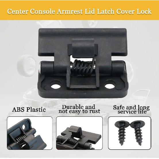 Center Console Lid Latch 58908-12080 Compatible with Toyota 4Runner | Avalon | Land Cruiser | Camry | Corolla | Pickup | Rav4 | Prius | Prius C |