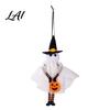 Ghost Bag Charms for Kids Halloween Pumpkin Hanging Ornament Car Rearview Mirror Pendant Cute Soft Plush Holiday Ornaments School Keychain
