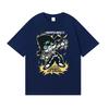 Parappa The Rapper Unisex Short Sleeve T Shirt Retro Game Skeleton Character Graphic Tee Summer Cartoon Streetwear O Neck Oversized Cotton Tops