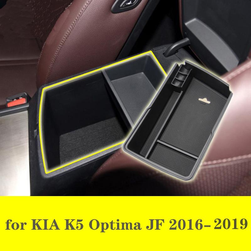 For KIA K5 2011-2015 2016- 2022 TILTING LEATHER CENTER  CONSOLE STORAGE BOX PALLET CONTAINER