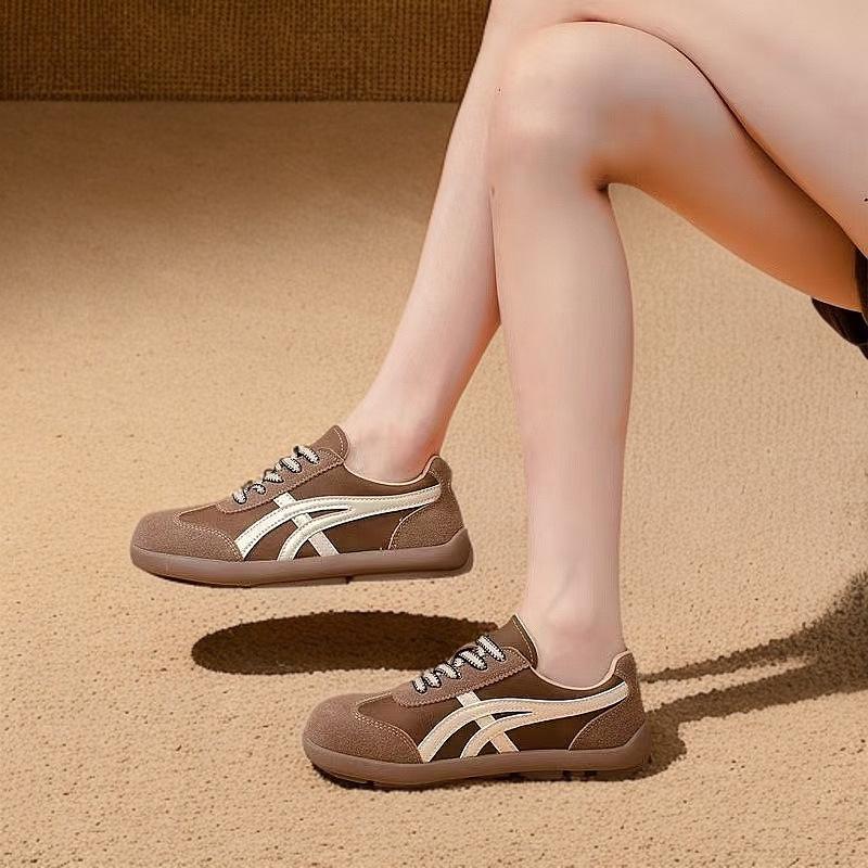 Women's shoes, German training shoes, women's spring and autumn new Maillard low-top flat-soled Forrest Gump women's shoes