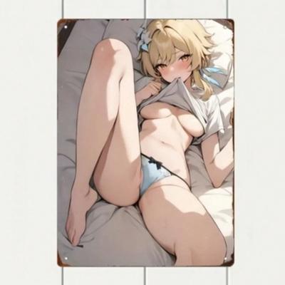 Anime Metalen Blikbord Vintage Aluminium Poster Huisdecoratie Wandkunst