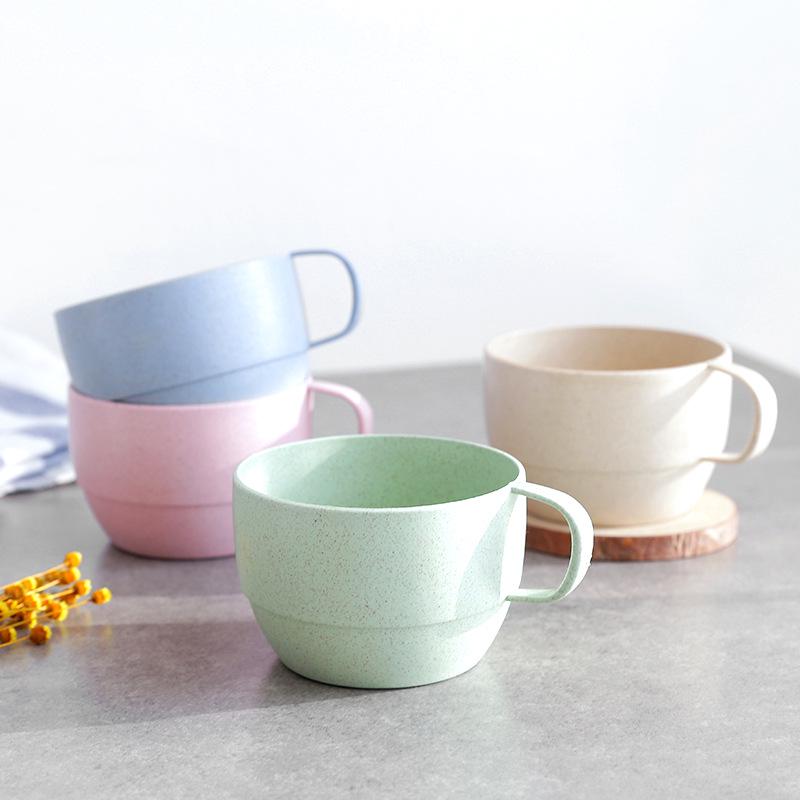 Wheat Straw European Coffee Cup Milk Breakfast Cup