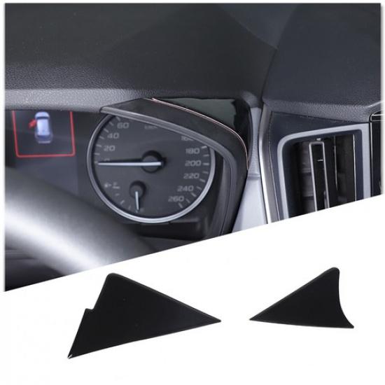 Glossy Piano Black Dashboard Trument Side Trim Sticker For Subaru WRX VB 22+